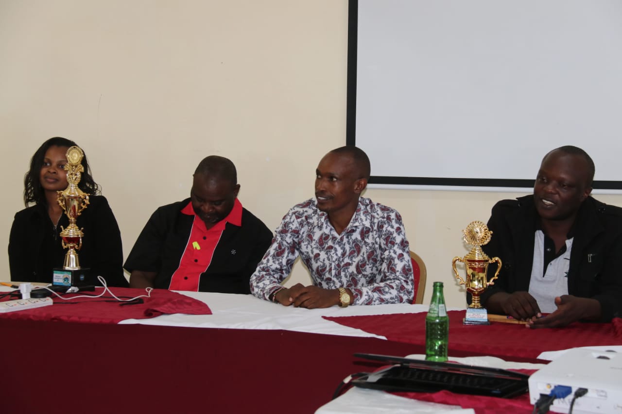 CEC Sports, Youth and Culture Mr. Daniel Kiogora graced the closing ceremony.